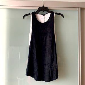 Sen Black/White Tank